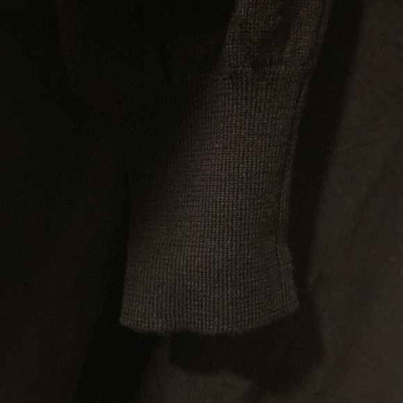 THE VIRIDI-ANNE black wool silk sweater *as is - Picture 8 of 10